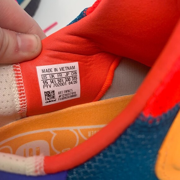 Adidas Pharrell Williams Solar Hu sneakers Size 15 - Picture 6 of 8